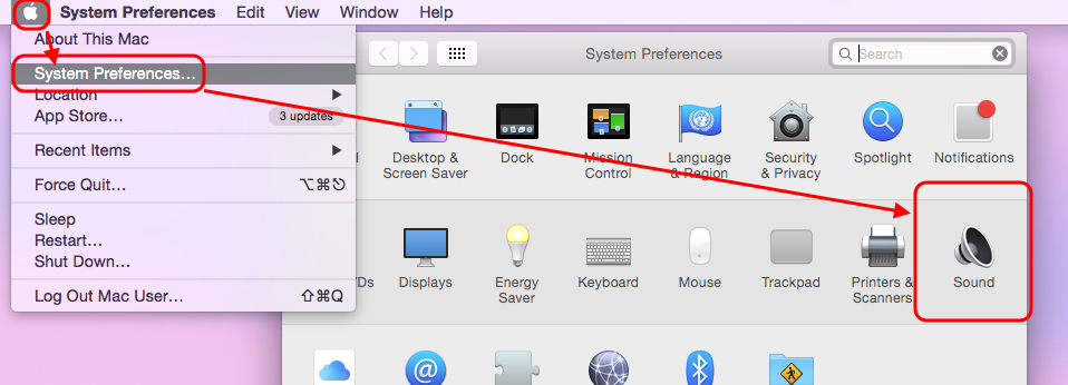 Apple System Preferences, Sound panel