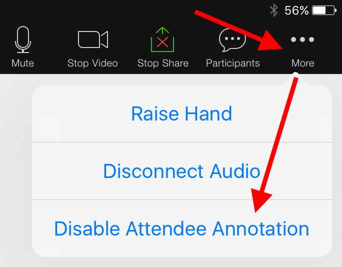 Disable attendee annotation